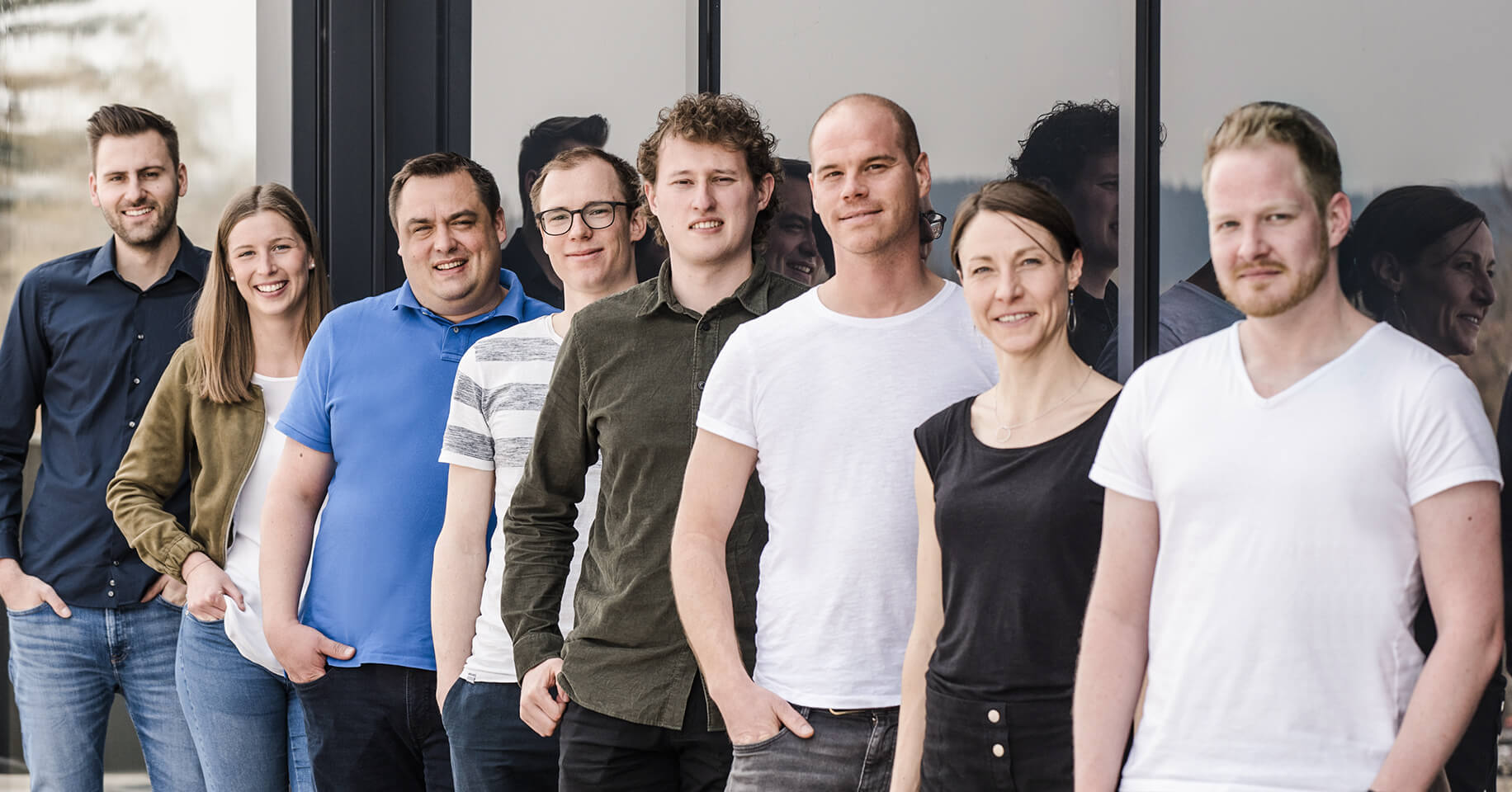 Das Team auf einem Foto.